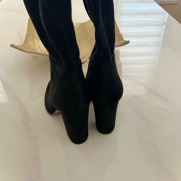 🆕Vince Camuto Black Over-the-Knee faux suede Women's Boots - Picture 5 of 8